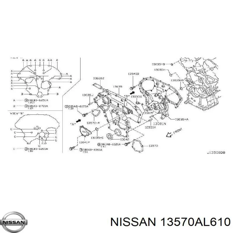  13570AL610 Nissan