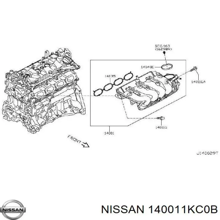 140011KC0B Nissan/Infiniti 