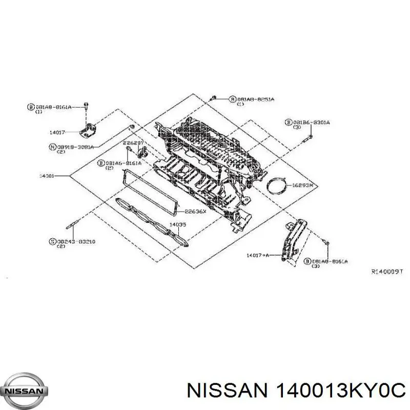  Nissan/Infiniti 140013KY0C цена, от 143.84 USD