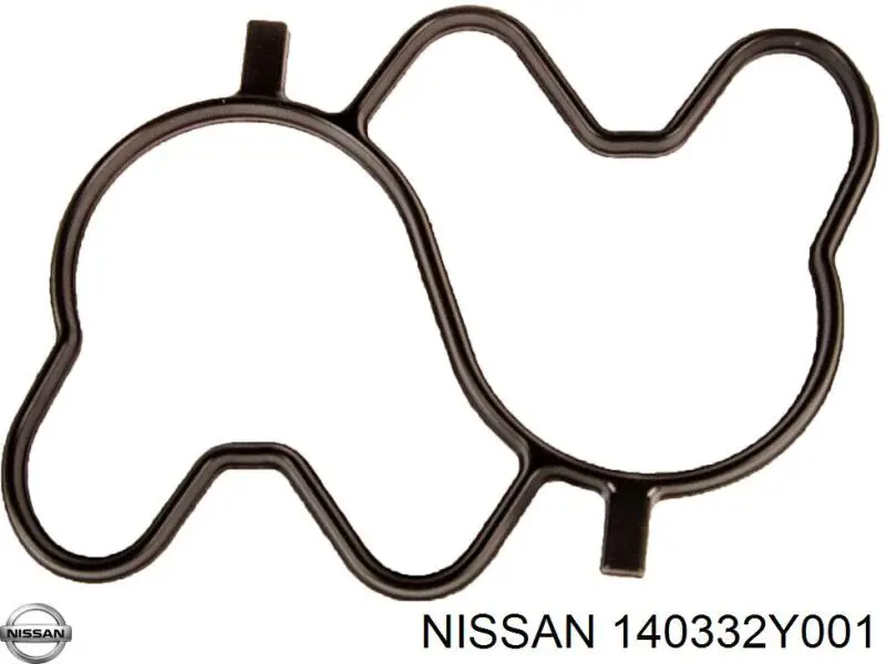 Прокладка впускного коллектора верхняя Nissan 140332Y001