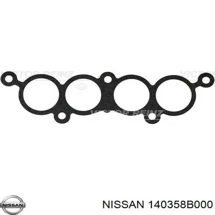 Прокладка впускного коллектора верхняя 1403230R10 Nissan