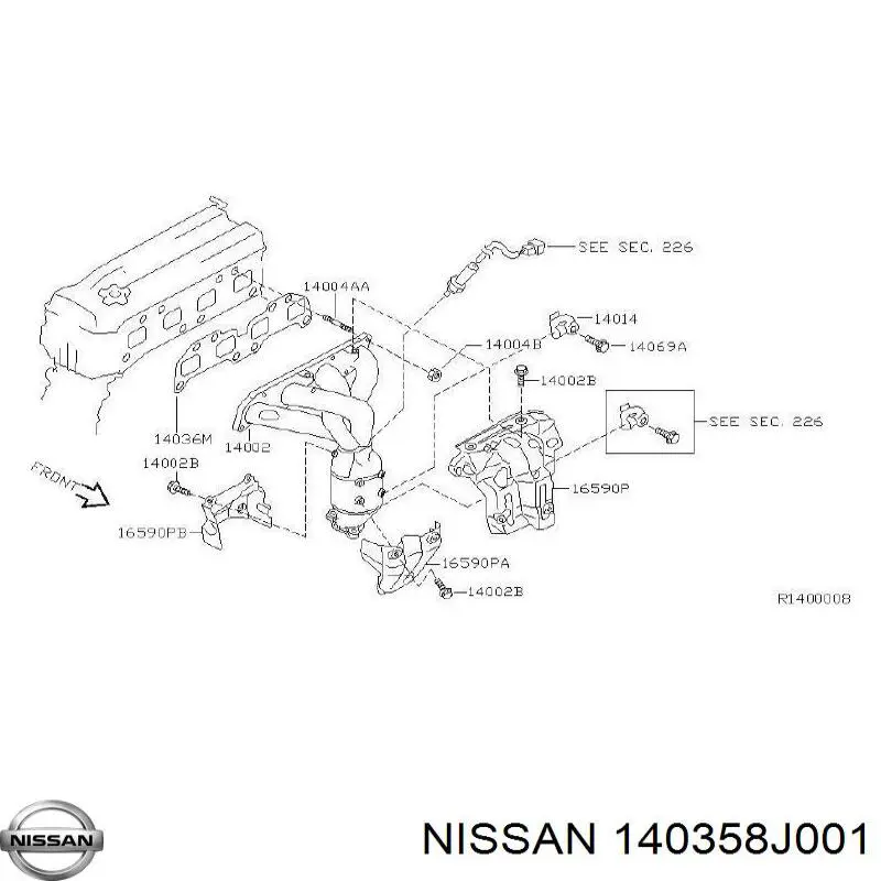 140358J001 Nissan 