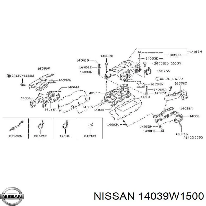 14039W1500 Nissan 