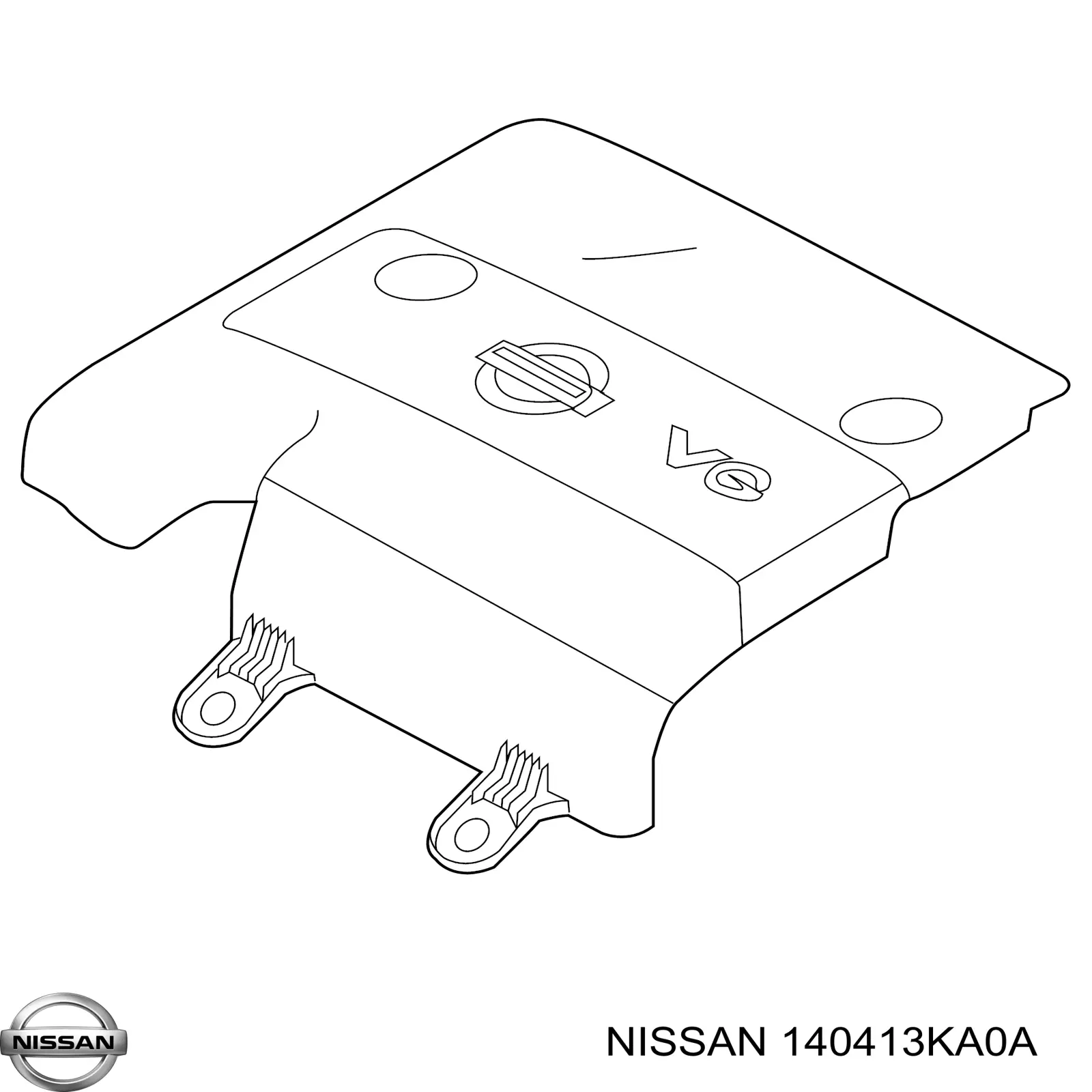Крышка клапанная на Nissan Pathfinder R52
