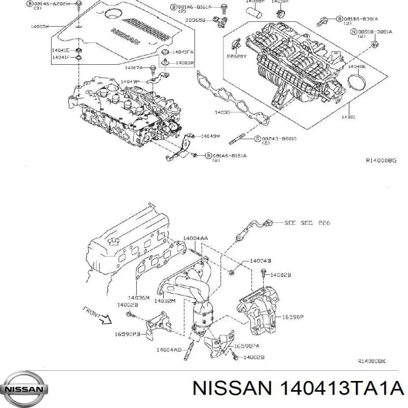  Nissan/Infiniti 140413TA1A цена, от 30.41 USD