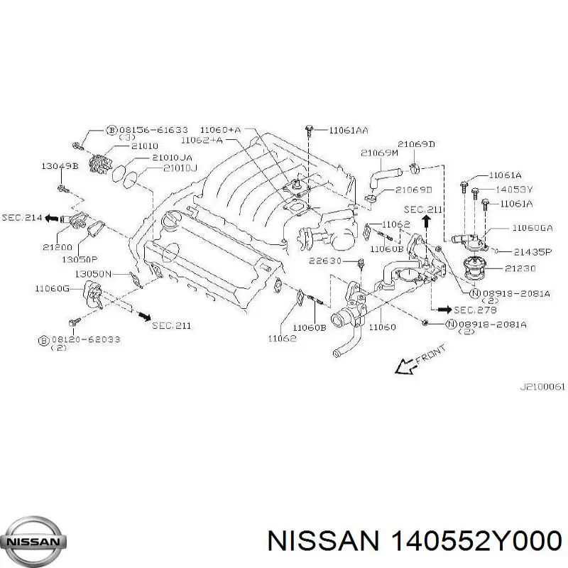  140552Y000 Nissan