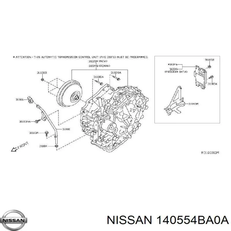 140554BA0A Nissan/Infiniti 