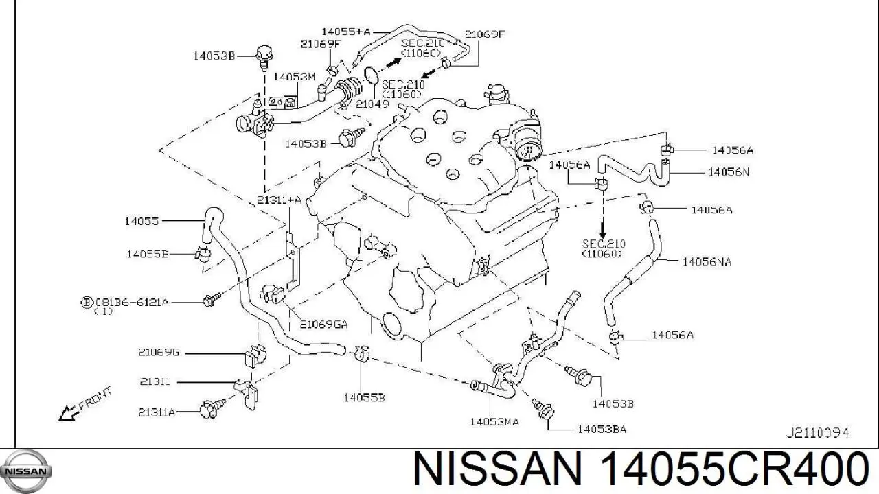 14055CR400 Nissan/Infiniti 