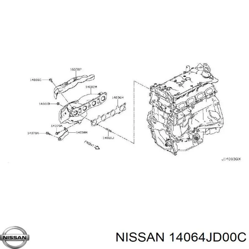  14064JD00C Nissan