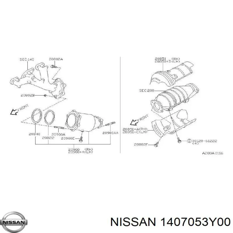  1407053Y00 Nissan