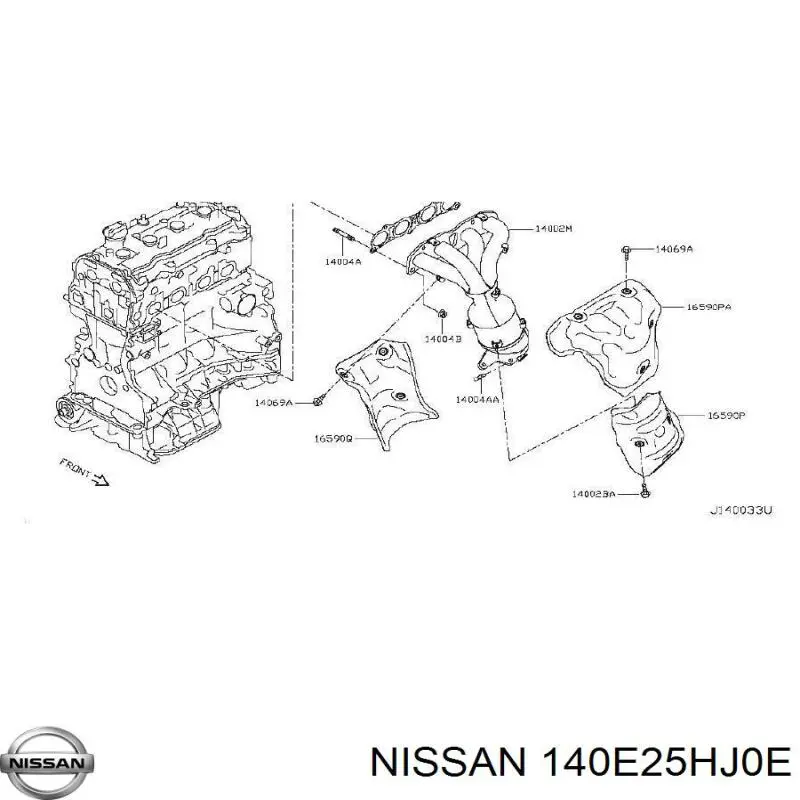  140E25HJ0E Nissan