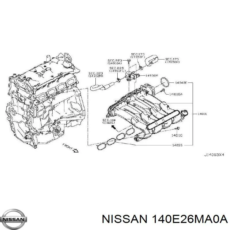 140E26MA0A Nissan/Infiniti 