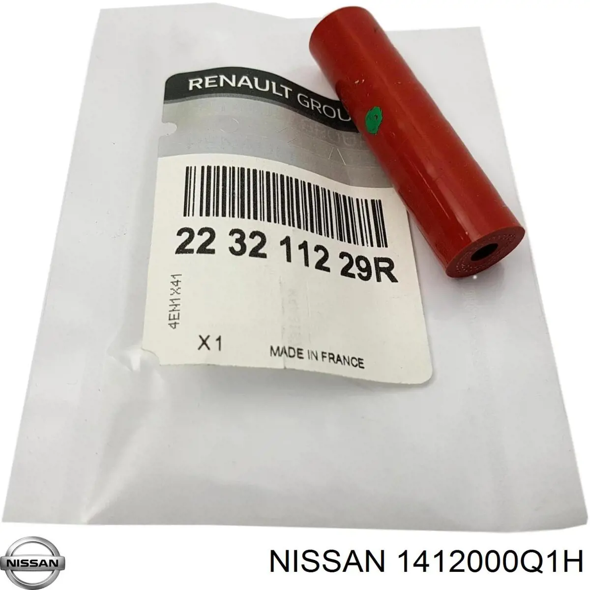 Tubo de sensor de pressão dos gases de escape para Nissan Qashqai (J10)