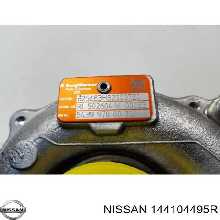 Турбина 144104495R Nissan