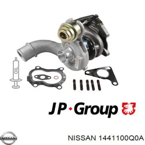 1441100Q0A Nissan турбина