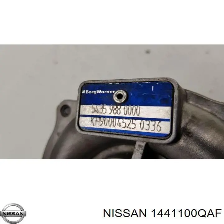 Турбонагнетатель Nissan/Infiniti 1441100QAF цена, от 179.60 USD