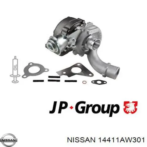 Турбонагнетатель Nissan/Infiniti 14411AW301 цена, от 141.22 USD
