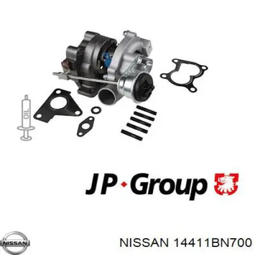 Турбонагнетатель Nissan/Infiniti 14411BN700 цена, от 165.73 USD