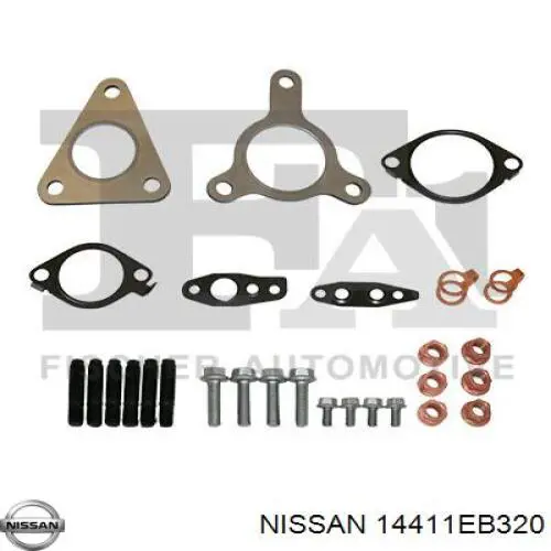 Турбонагнетатель Nissan/Infiniti 14411EB320 цена, от 481.71 USD