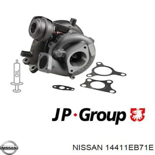 14411EB71E Nissan turbina