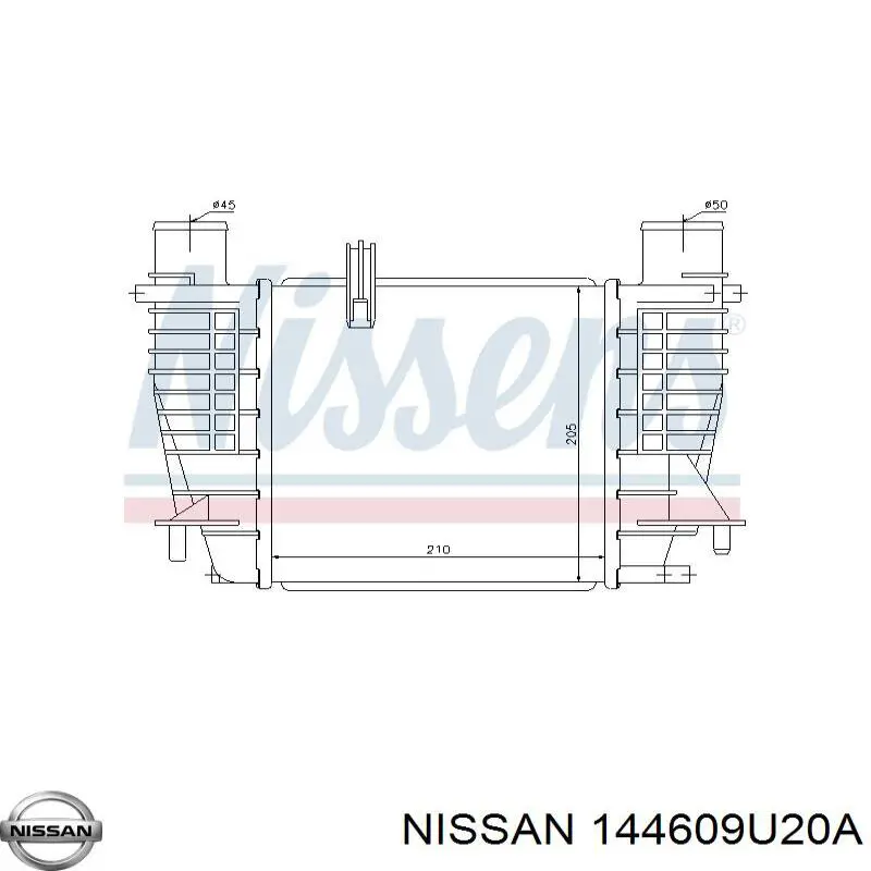 Шланг/патрубок интеркуллера Nissan/Infiniti 144609U20A цена, от 18.50 USD