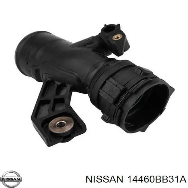 Патрубок воздушный, выход из турбины/компрессора (наддув) Nissan/Infiniti 14460BB31A цена, от 41.68 USD
