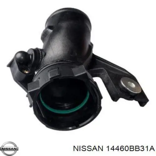 Патрубок воздушный, выход из турбины/компрессора (наддув) 14460BB31A Nissan/Infiniti