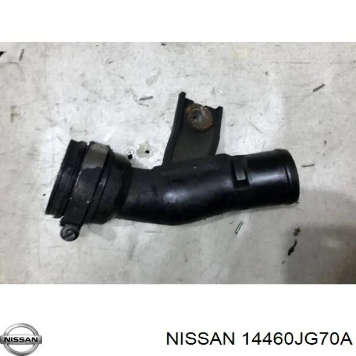 Mangueira (cano derivado) esquerda de intercooler para Nissan X-Trail (T31)