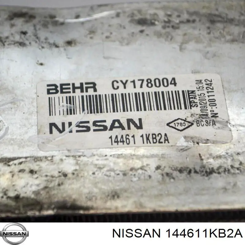 Купить 144611KB2A Nissan/Infiniti Интеркулер
