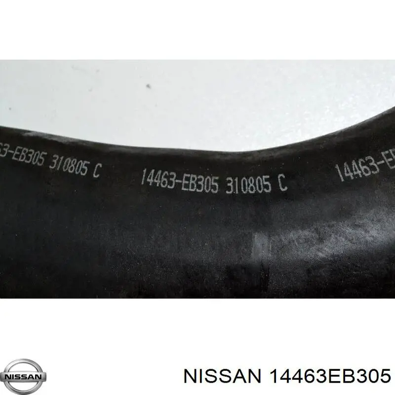 Шланг (патрубок) интеркуллера верхний левый 14463EB305 Nissan