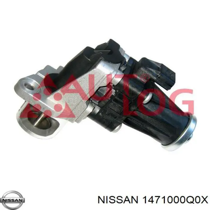 1471000Q0X Nissan байпасный клапан egr, рециркуляции газов