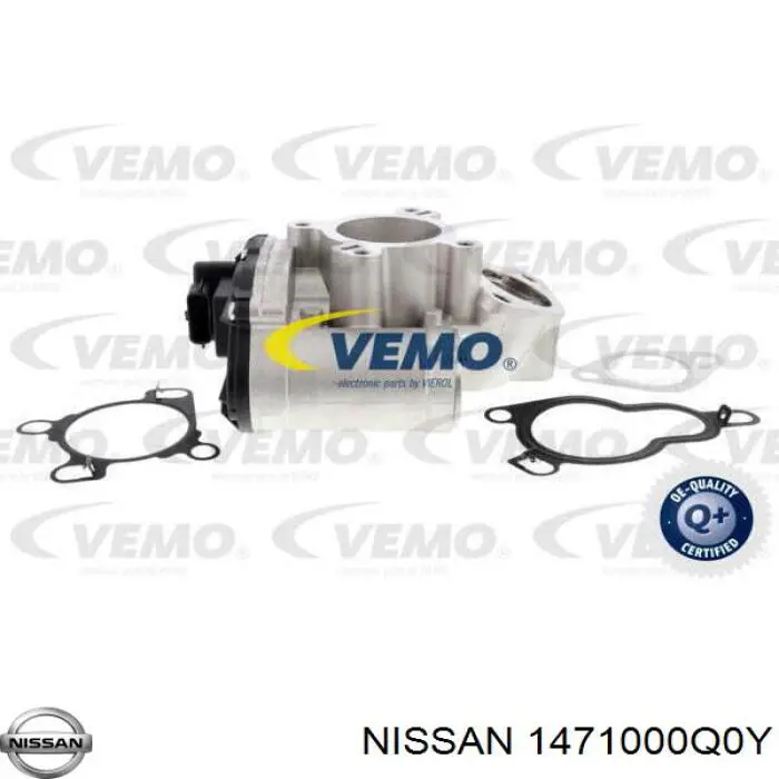 Приборы управления системы рециркуляции Nissan/Infiniti 1471000Q0Y цена, от 70.62 USD