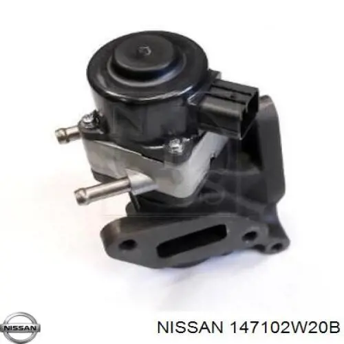 147102W200 Nissan válvula egr de recirculação dos gases