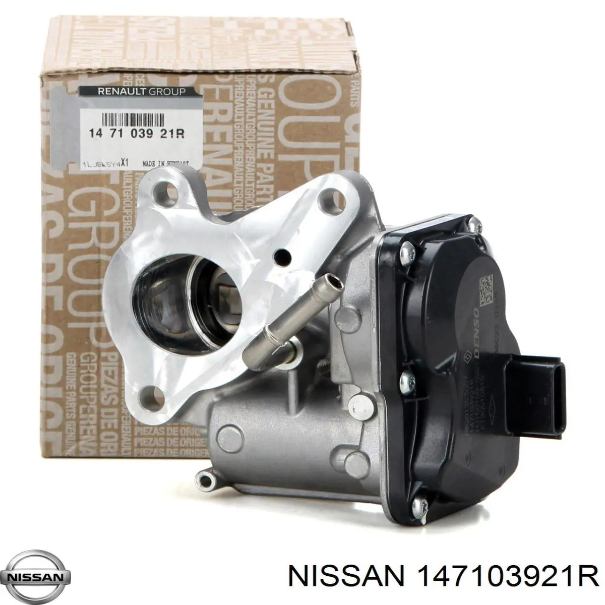 147103921R Nissan válvula egr de recirculação dos gases