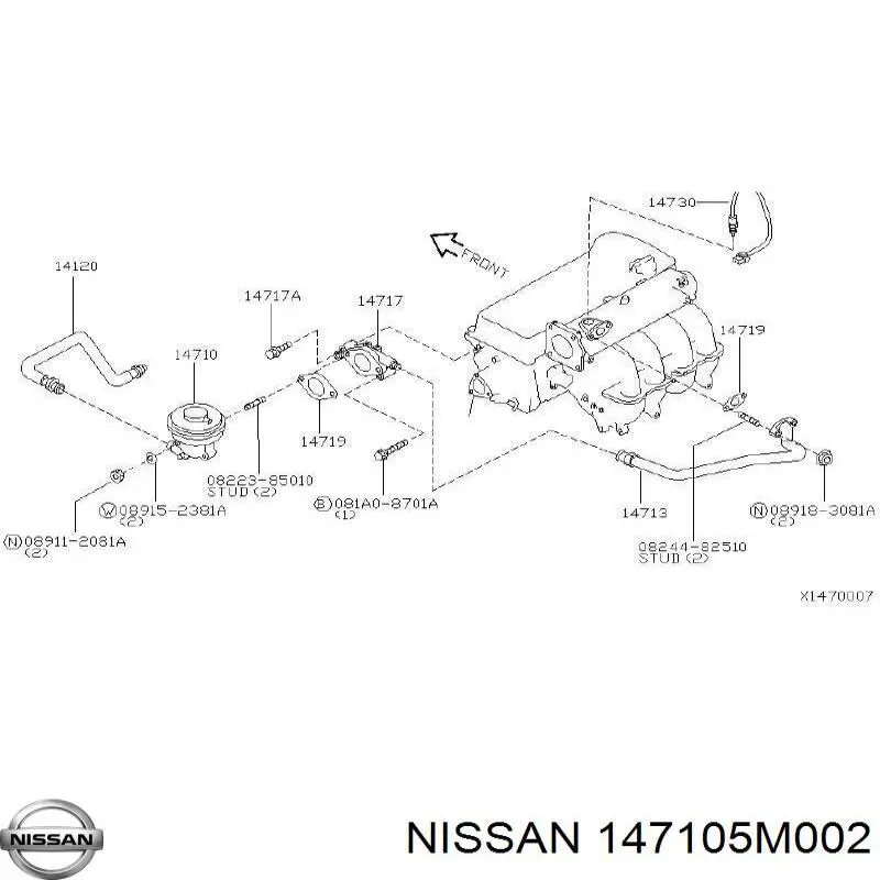  147105M002 Nissan