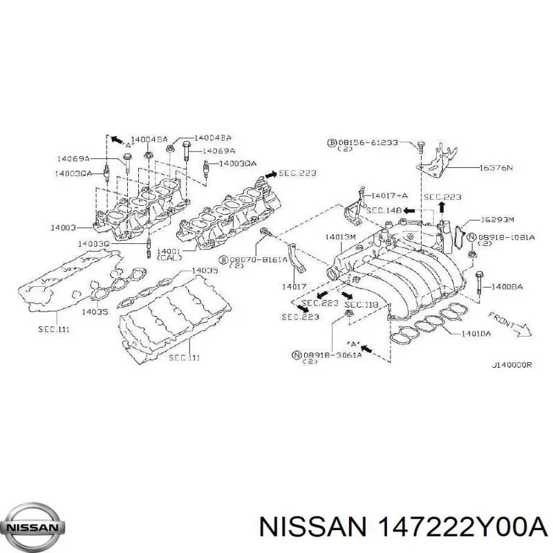147222Y00A Nissan/Infiniti 