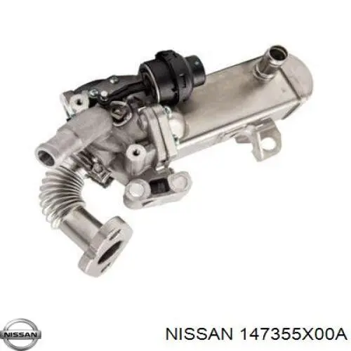 147355X00A NISSAN Enfriador EGR de recirculación de gases de escape original y equivalente