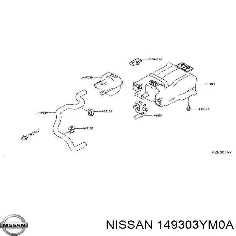  Nissan/Infiniti 149303YM0A цена, от 11.44 USD