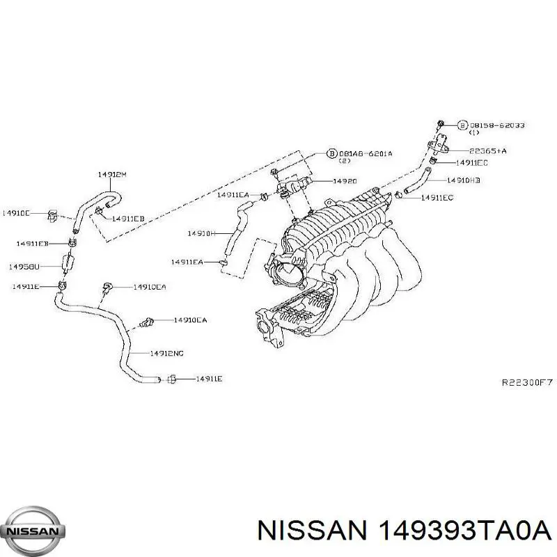  Nissan/Infiniti 149393TA0A цена, от 5.81 USD