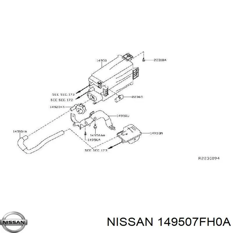  149507FH0A Nissan