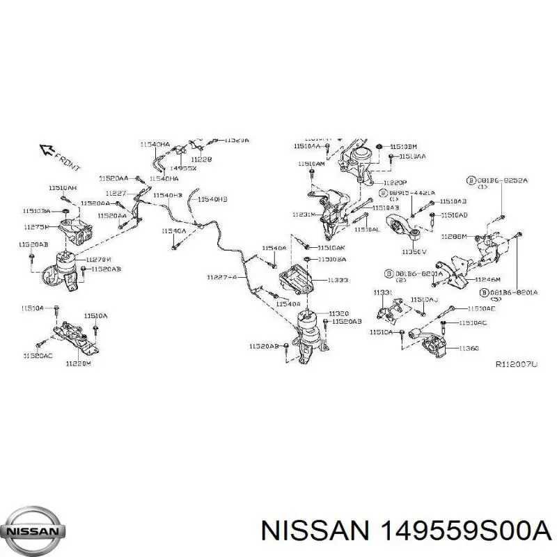 Купить 149559S00A Nissan/Infiniti 