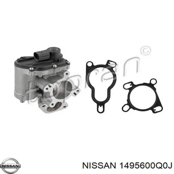 Клапан ЕГР 1495600Q0J Nissan