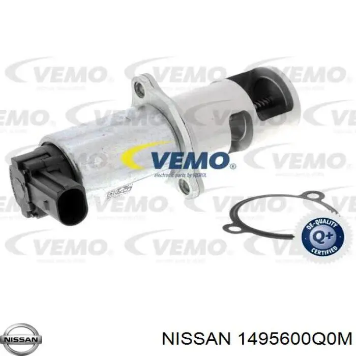 Клапан EGR, рециркуляции газов Nissan/Infiniti 1495600Q0M