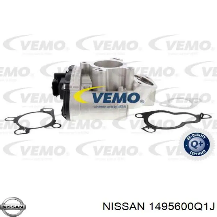 Купить 1495600Q1J Nissan/Infiniti Клапан EGR системы рециркуляции отработавших газов