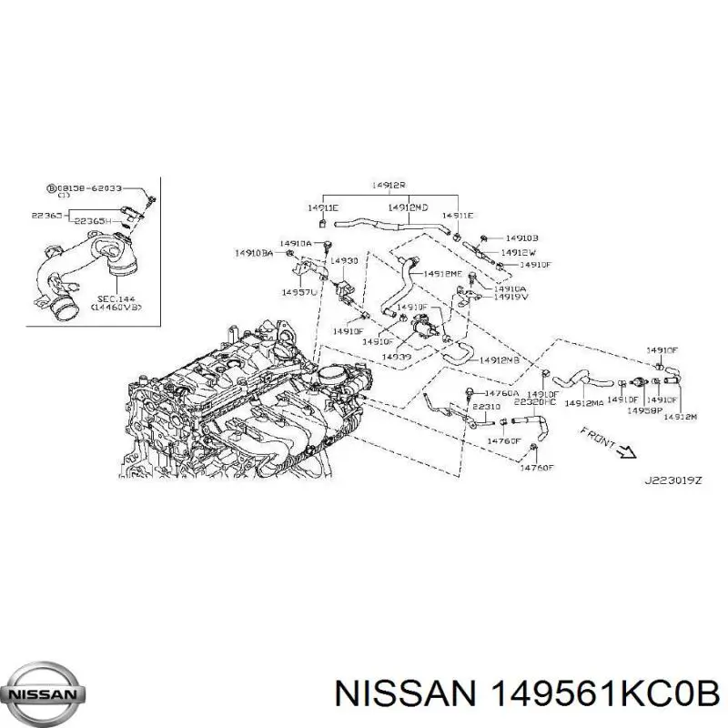 149561KC0A Nissan/Infiniti 