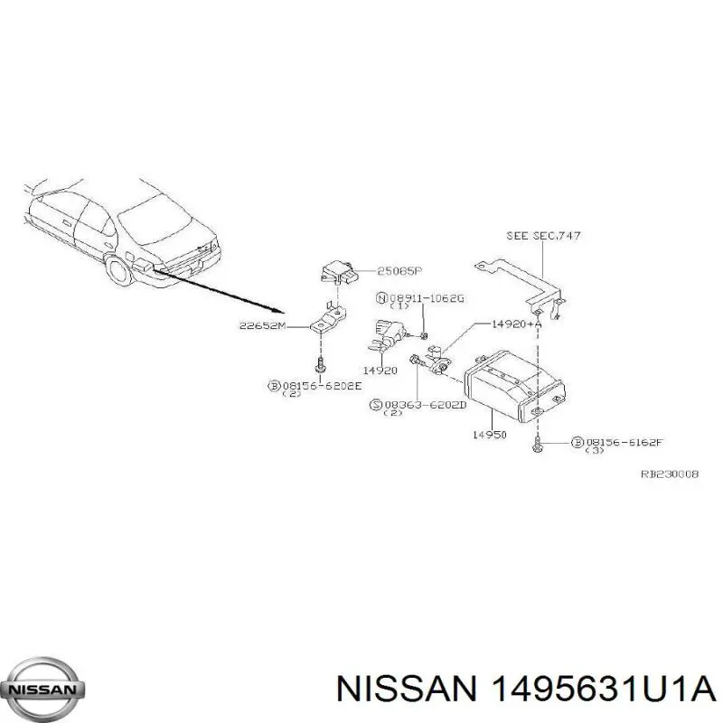  1495631U1A Nissan