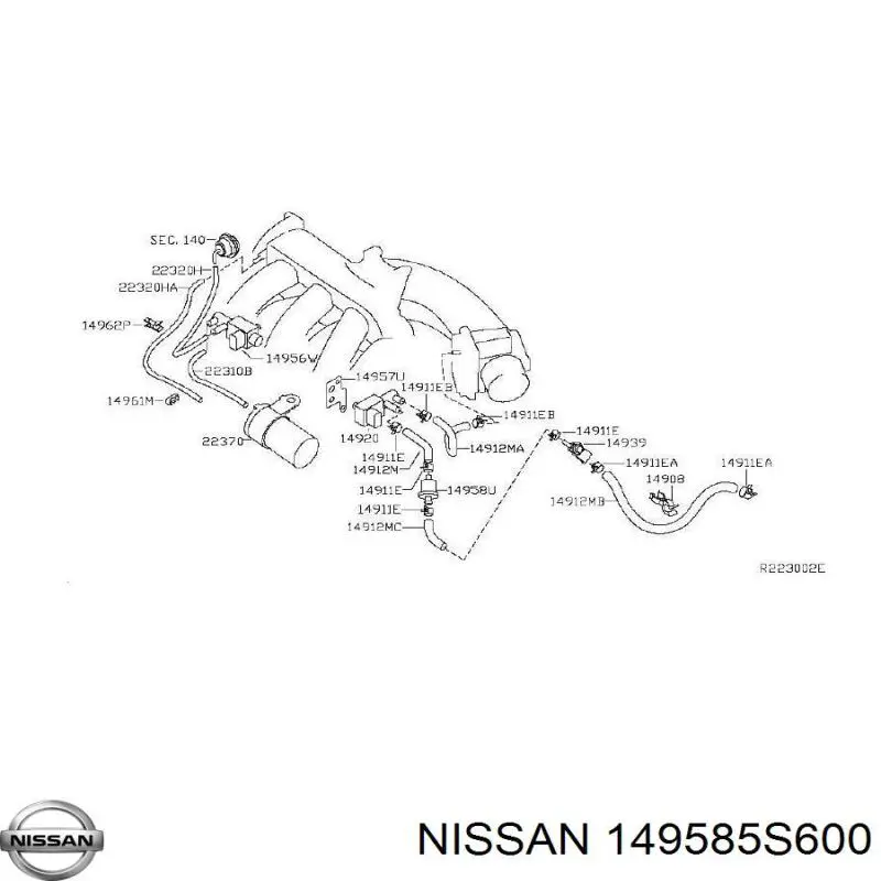 Купить 149585S600 Nissan/Infiniti 