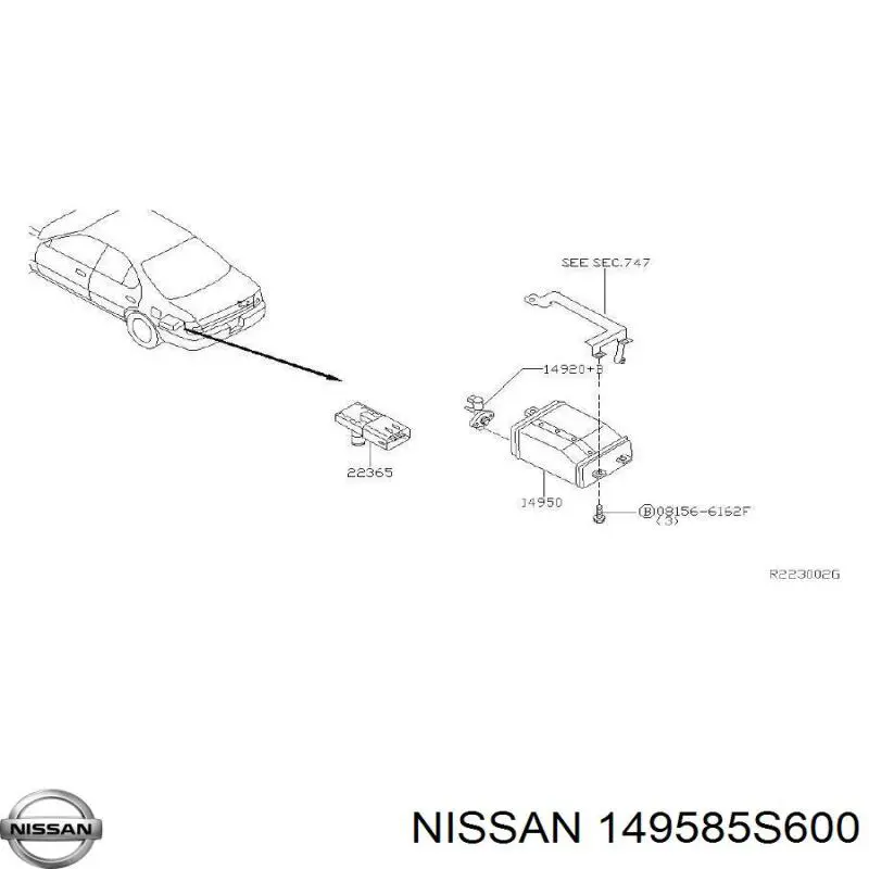  Nissan/Infiniti 149585S600 цена, от 5.07 USD