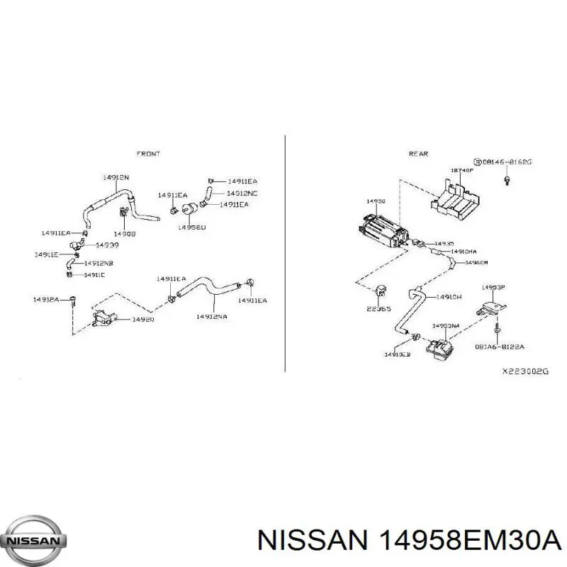 14958EM30A Nissan/Infiniti 