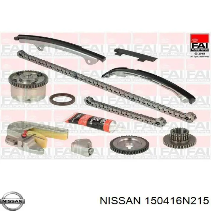 Купить 150416N215 Nissan/Infiniti Цепь ГРМ балансировочного вала